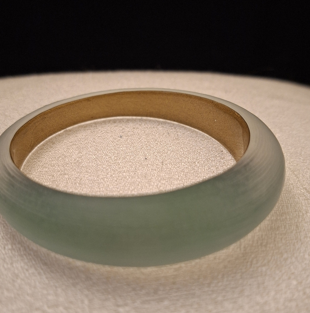 Alexis Bittar Mint Green Lucite Bangle Bracelet - Picture 1 of 4